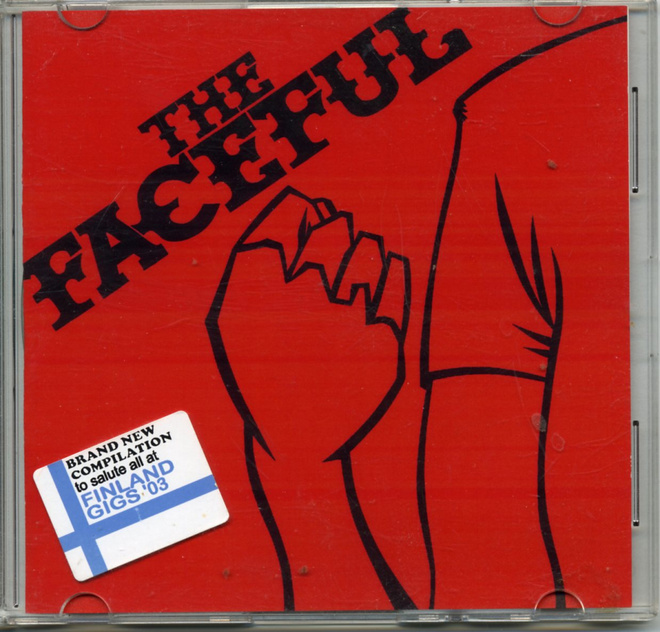 THE FACEFUL (Red) - 2003 PROMO CDR - Japanipunk omakustanne