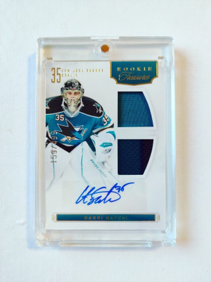 Harri Säteri - 11-12 Panini Rookie Treasures Auto Jersey/499