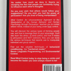 William Lockhart : Mind Control : An Unconventional Appro... - pikkukuva 2