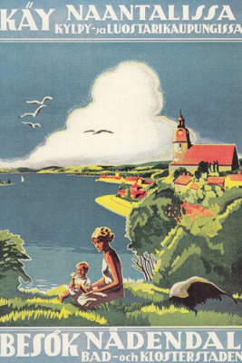 Naantali kylpy- ja luostarikaupunki (postikortti)