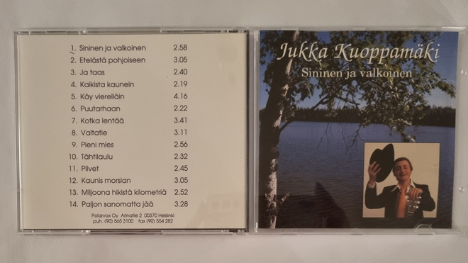 JUKKA KUOPPAMÄKI: SININEN JA VALKOINEN CD