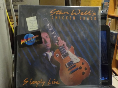 STAN WEBB'S CHICKEN SHACK - SIMPLY LIVE VG+/EX- LP