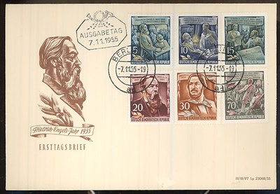DDR Mi 485-90 FDC
