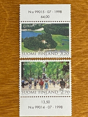 EUROPA 1999 PARI NUMEROMARGINAALILLA**