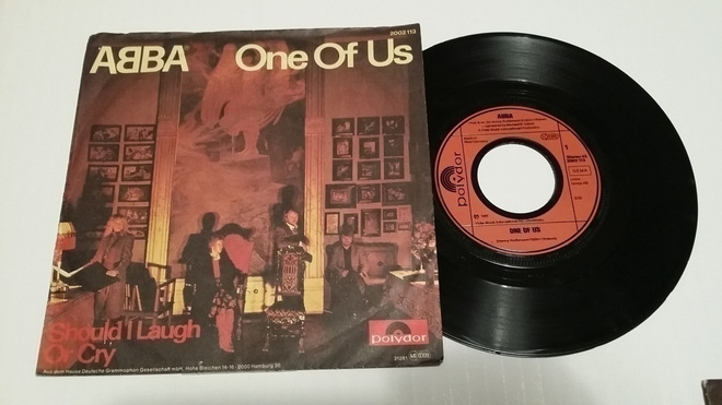 Abba One of Us 7" sinkku Saksalainen