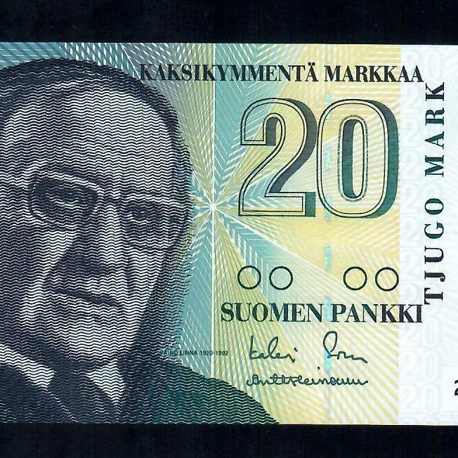 20mk 1993 SO-Hei pakkasileä