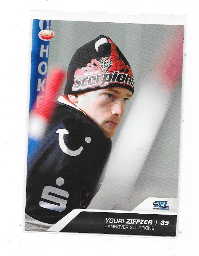 2009-10 DEL #203 Youri Ziffzer , Hannover Scorpions MV