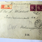 1946 Ivalo venäjänkielinen kirjattu kirje sisällöin - pikkukuva 1