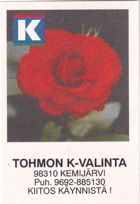 Kemijärvi, Tohmon K - Valinta    b612