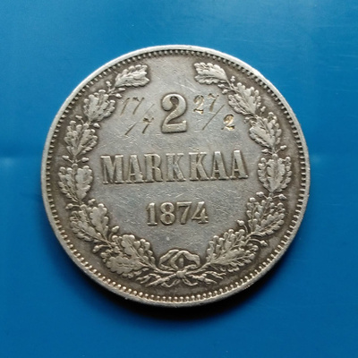 2 Markkaa 1874