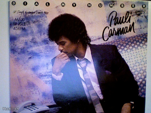 PAULI CARMAN :: DIAL MY NUMBER :: VINYYLI  MAXI 12"  1986