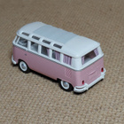 Volkswagen 	T1 Transporter	bussi	1962	vaaleanp.	1:87	Wiking - pikkukuva 2