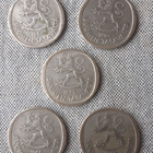 Hopea markka 5 kpl, v. 1964, 66 ja 67, hopea raha - pikkukuva 1