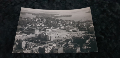 Vanha postikortti / Ilmakuva n:o 6095 - Kuopio 1958