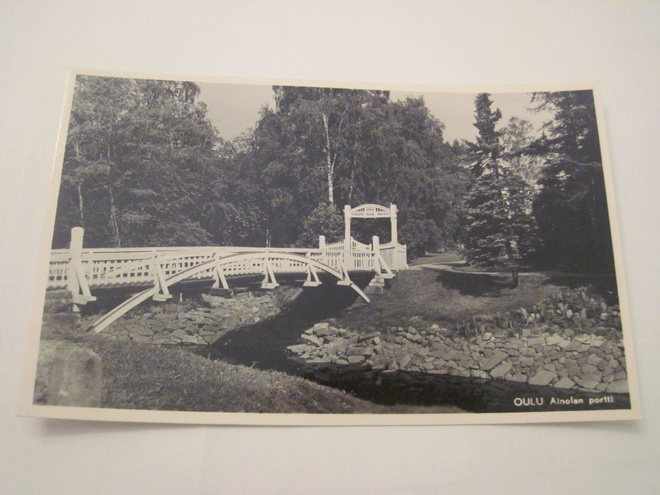 VANHA Postikortti Oulu 1950-l Alkup.Mallikappale