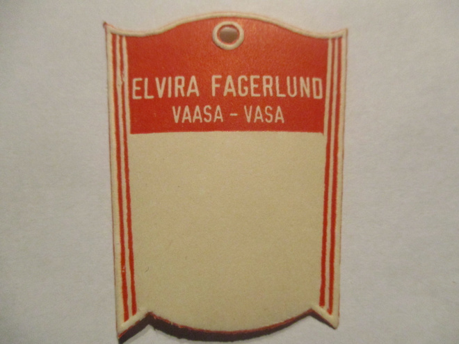 VANHA SINETTI - ELVIRA FAGERLUND VAASA-VASA (AB5)