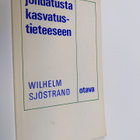 Wilhelm Sjöstrand : Johdatusta kasvatustieteeseen - pikkukuva 1