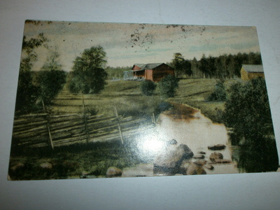 Uusikirkko, Halila, Punanniemi, väripk, p. 1916 + sensuuri