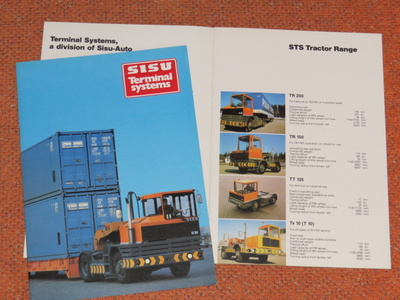 1984 Sisu Terminal Systems esite - KUIN UUSI - 12 sivua