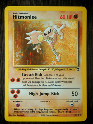 Pokemon kortti Hitmonlee Legendary collection holo