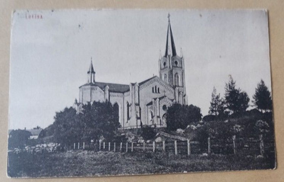 Loviisa, kirkko ja ympäristöä, mv pk, p. 1910