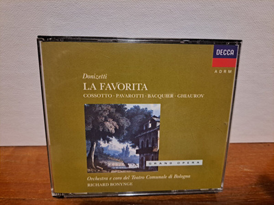 Donizetti:La Favorita-Cossotto,Pavarotti,Bonynge ym. 3CD