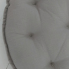 Pyöreä istuintyyny beige 38 cm - pikkukuva 5