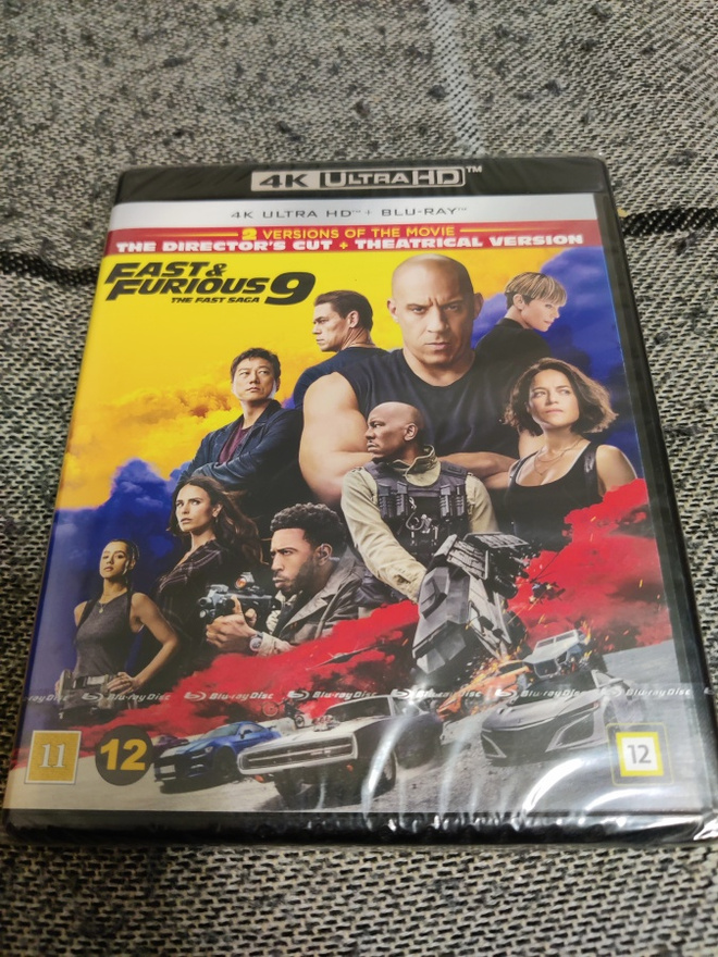 Fast & Furious 9 (Vin Diesel) 4K Ultra HD + Blu-ray