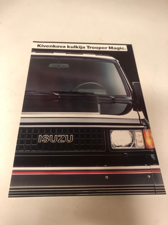 Isuzu Trooper - 1991 - esite