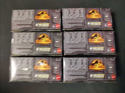 Jurassic park minifiguurit 6kpl
