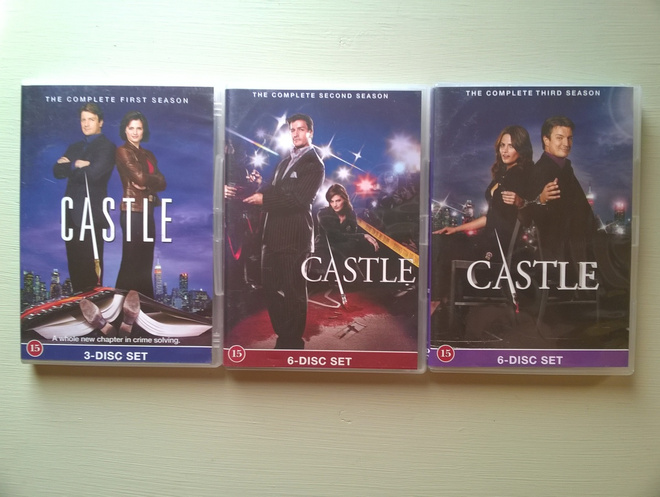 Castle - Kaudet 1-3 DVD