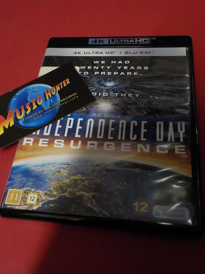 INDEPENDENCE DAY RESURGEON UUSI 4K ULTRA HD + BLU-RAY