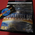 INDEPENDENCE DAY RESURGEON UUSI 4K ULTRA HD + BLU-RAY - pikkukuva 1