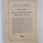 Vaalimo Hannula : Salaperäinen avioliitto : seikkailuromaani - pikkukuva 2