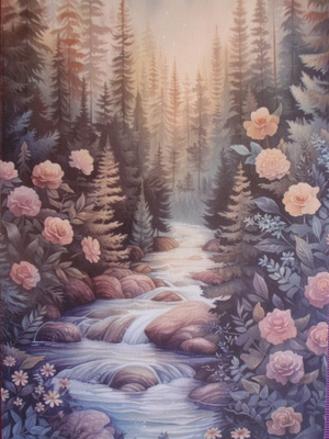 Mystiset maisemat kolme korttia