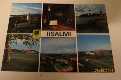 IISALMI 1979 KULKENUT POSTIKORTTI