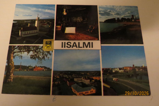 IISALMI 1979 KULKENUT POSTIKORTTI