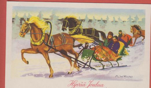 Mirja Vänni-Seppänen Väkeä hevosrekien kyydissä
