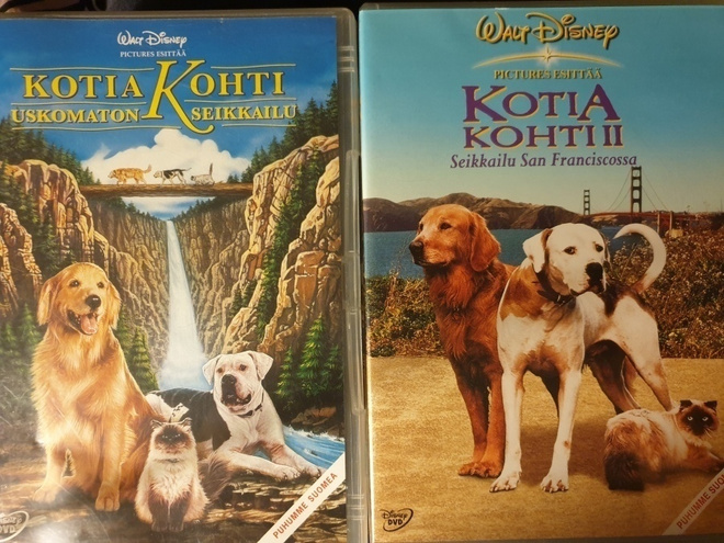 KOTIA KOHTI 1 - 2 DVD  SUOMIPUHE