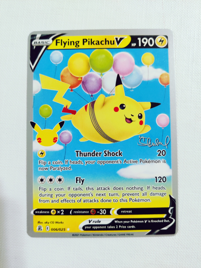 Flying Pikachu V - 2022 Pokemon World Championship Promo
