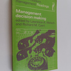 Richard Michael Cyert ym. : Management Decision Making - ... - pikkukuva 1