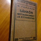 W. Turunen : Sähkön mittauskoneet ja kytkinopas 1922 - pikkukuva 1