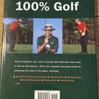 DAVID LEADBETTER 100% GOLF,  Foreword by Ernie Els - pikkukuva 2