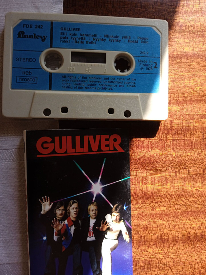 C- KASETTI: GULLIVER     FINNLEVY FDE 242  VUOSI 1976