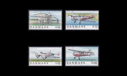Tanska 1440-3 ** Vanhoja lentokoneita (2006)