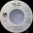 ONE 2 ONE   ::   PEACE OF MIND   ::   VINYYLI  7"     1992 - pikkukuva 3