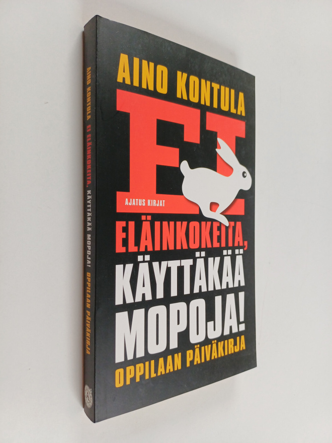Aino Kontula : Ei eläinkokeita, käyttäkää mopoja!