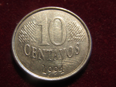 10 centavos 1994. Brasilia