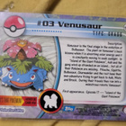 Venusaur #03 Blue Topps TV Animation Edition card - pikkukuva 2