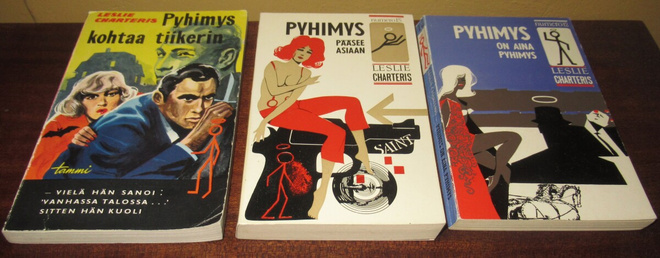 Pyhimys kirjoja 3 kpl:n paketti kerralla 60-luvulta.